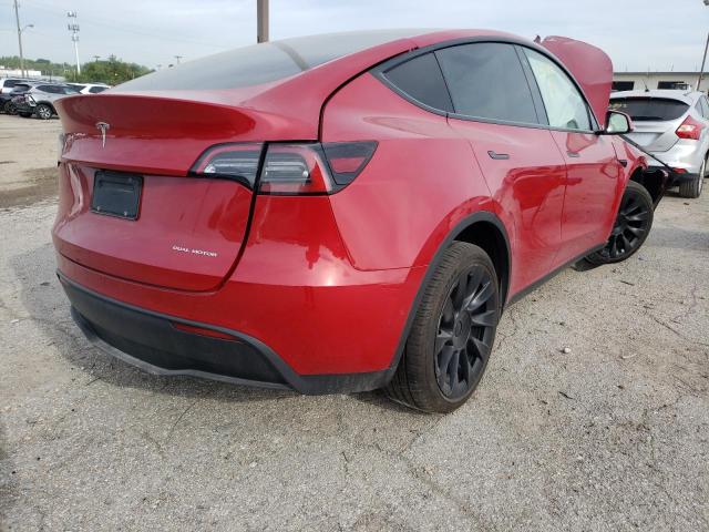 Photo 4 from auction – 2021 TESLA MODEL Y with VIN 5YJYGDEE6MF278760