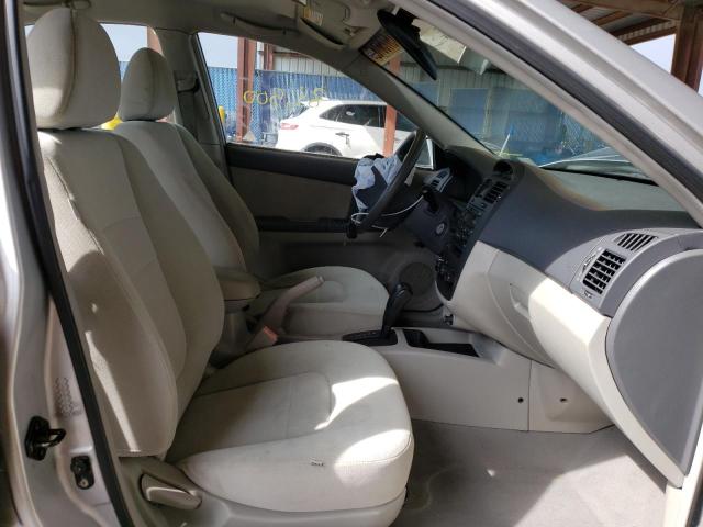 Photo 5 from auction – 2006 KIA SPECTRA LX with VIN KNAFE121465343572