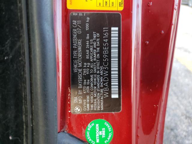 Photo 10 from auction – 2011 BMW 328 I with VIN WBADW3C59BE541611
