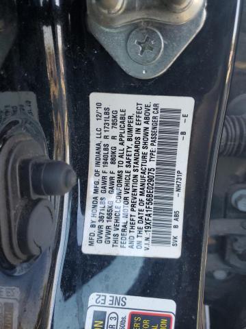 Photo 10 from auction – 2011 HONDA CIVIC LX with VIN 19XFA1F56BE029075