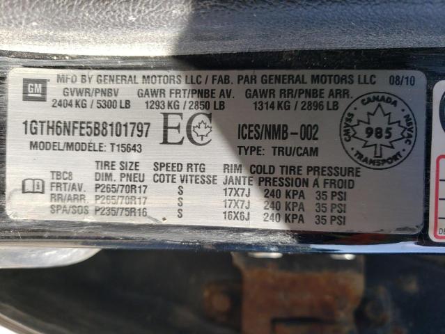 Photo 10 from auction – 2011 GMC CANYON SLT with VIN 1GTH6NFE5B8101797