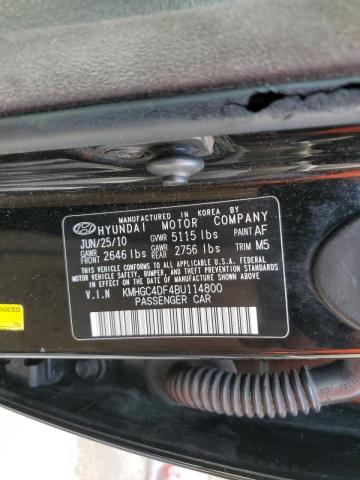 Photo 10 from auction – 2011 HYUNDAI GENESIS 4. with VIN KMHGC4DF4BU114800