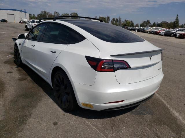 Photo 3 from auction – 2022 TESLA MODEL 3 with VIN 5YJ3E1ECXNF133283