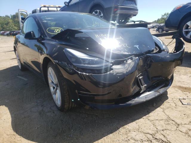 TESLA MODEL 3 2022 with VIN 5YJ3E1EA7NF191348 - Photo from auction