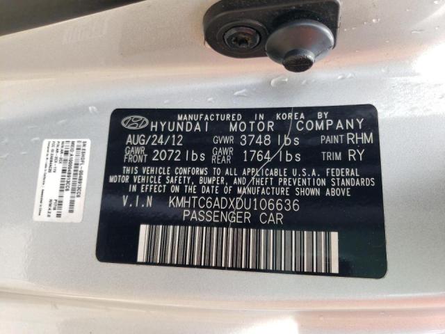Photo 10 from auction – 2013 HYUNDAI VELOSTER with VIN KMHTC6ADXDU106636