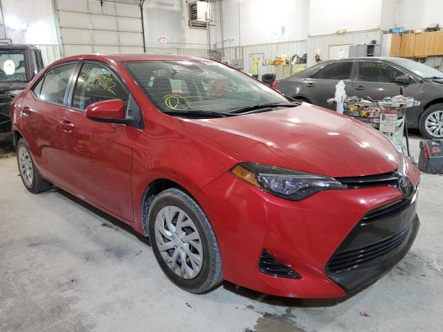 TOYOTA COROLLA L 2018 with VIN 5YFBURHE3JP749979 - Photo from auction