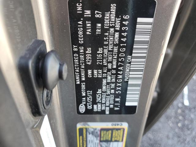 Photo 10 from auction – 2013 KIA OPTIMA LX with VIN 5XXGM4A75DG144346