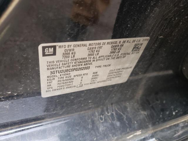 Photo 10 from auction – 2015 GMC SIERRA K15 with VIN 3GTU2UEC6FG262003