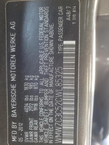 Photo 10 from auction – 2012 MINI COOPER S C with VIN WMWZC3C52CWL85325