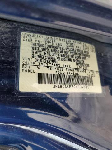 Photo 10 from auction – 2012 NISSAN VERSA S with VIN 3N1BC1CP9CK236581