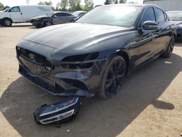Photo 2 from auction – 2022 GENESIS G70 BASE with VIN KMTG54TE5NU081528