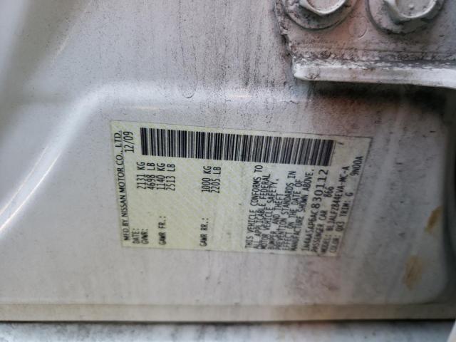Photo 10 from auction – 2010 NISSAN MAXIMA S with VIN 1N4AA5AP6AC830112