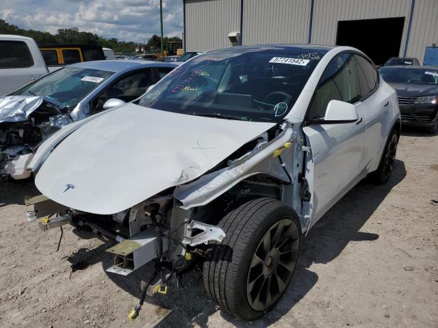 Photo 2 from auction – 2021 TESLA MODEL Y with VIN 5YJYGDEE3MF250365