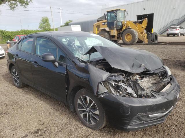 HONDA CIVIC LX 2013 with VIN 2HGFB2F55DH104179 - Photo from auction