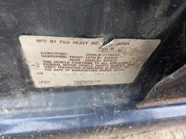 Photo 10 from auction – 2006 SUBARU IMPREZA 2. with VIN JF1GD67656H522039