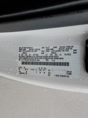 Photo 10 from auction – 2017 FORD F250 SUPER with VIN 1FT7W2BT9HED41184