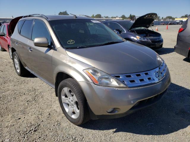 NISSAN MURANO SL 2003 with VIN JN8AZ08T23W111583 - Photo from auction