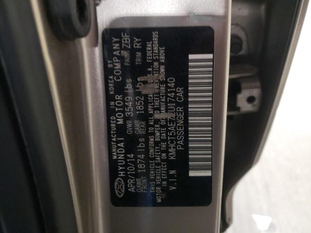 Photo 10 from auction – 2014 HYUNDAI ACCENT GLS with VIN KMHCT5AE7EU174140