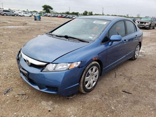 Photo 2 from auction – 2009 HONDA CIVIC LX with VIN 19XFA16589E046325
