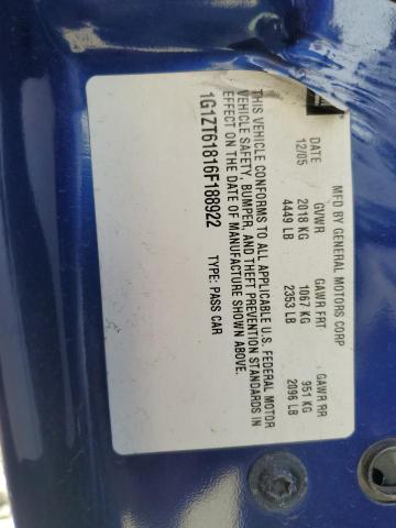 Photo 10 from auction – 2006 CHEVROLET MALIBU MAX with VIN 1G1ZT61816F188922
