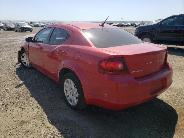 Photo 3 from auction – 2012 DODGE AVENGER SE with VIN 1C3CDZAB3CN235493