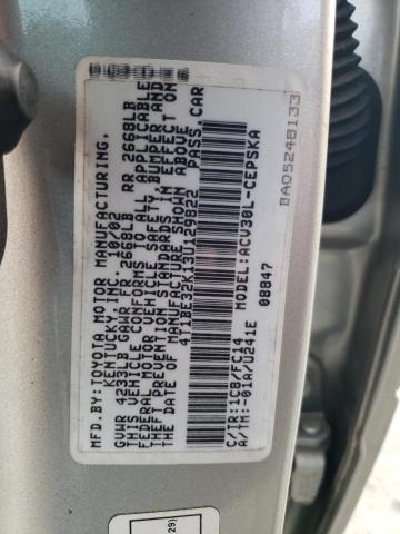 Photo 10 from auction – 2003 TOYOTA CAMRY LE with VIN 4T1BE32K13U129822