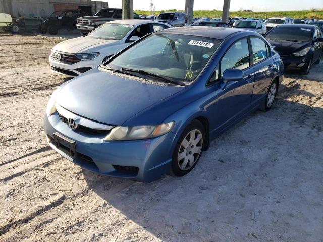 Photo 2 from auction – 2009 HONDA CIVIC LX with VIN 19XFA16539E030503