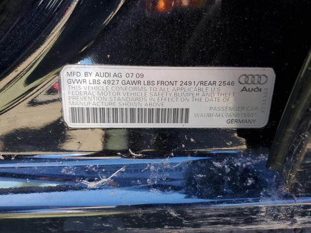 Photo 10 from auction – 2010 AUDI A4 PREMIUM with VIN WAUBFAFL7AN015501