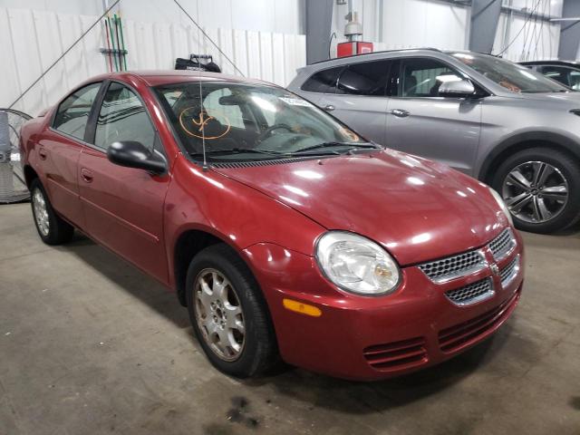 DODGE NEON SXT 2005 with VIN 1B3ES56C95D185987 - Photo from auction