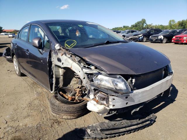 HONDA CIVIC LX 2013 with VIN 2HGFB2F50DH582896 - Photo from auction