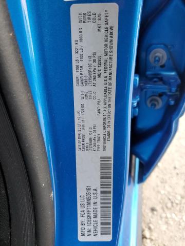 Photo 10 from auction – 2021 RAM 1500 BIG H with VIN 1C6SRFFT1MN505161