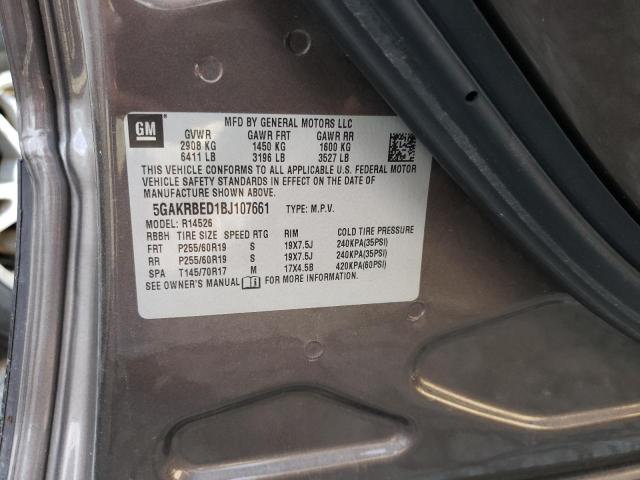 Foto 10 de la subasta – 2011 BUICK ENCLAVE CX con VIN 5GAKRBED1BJ107661