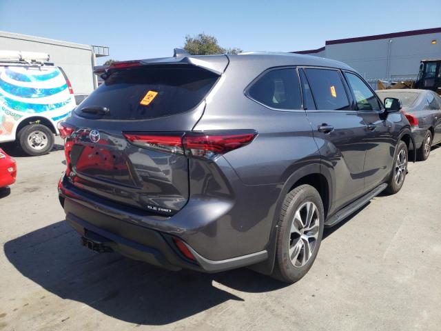 Photo 4 from auction – 2021 TOYOTA HIGHLANDER with VIN 5TDHZRBH7MS097586