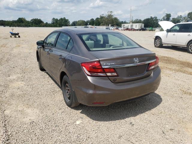 Photo 3 from auction – 2015 HONDA CIVIC LX with VIN 2HGFB2F5XFH516262