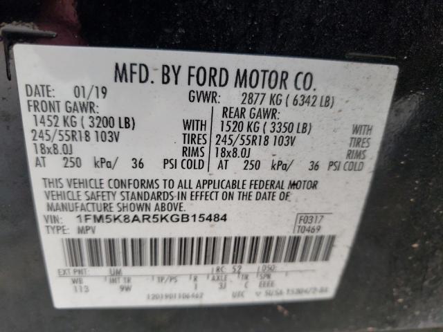 Photo 10 from auction – 2019 FORD EXPLORER P with VIN 1FM5K8AR5KGB15484