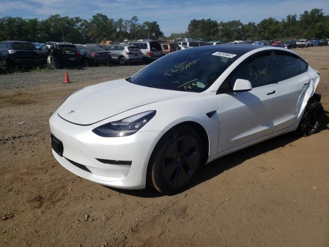 Photo 2 from auction – 2021 TESLA MODEL 3 with VIN 5YJ3E1EA8MF848382