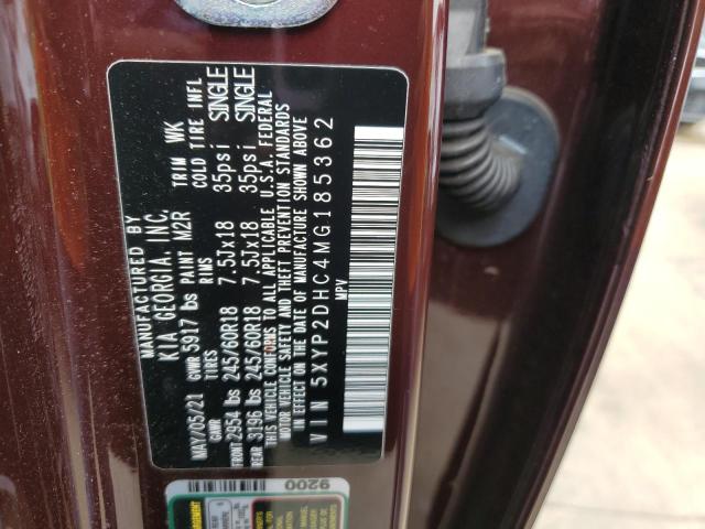 Photo 10 from auction – 2021 KIA TELLURIDE with VIN 5XYP2DHC4MG185362