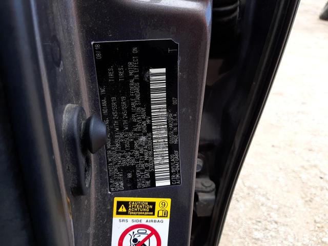 Photo 10 from auction – 2018 TOYOTA HIGHLANDER with VIN 5TDDZRFH8JS906436