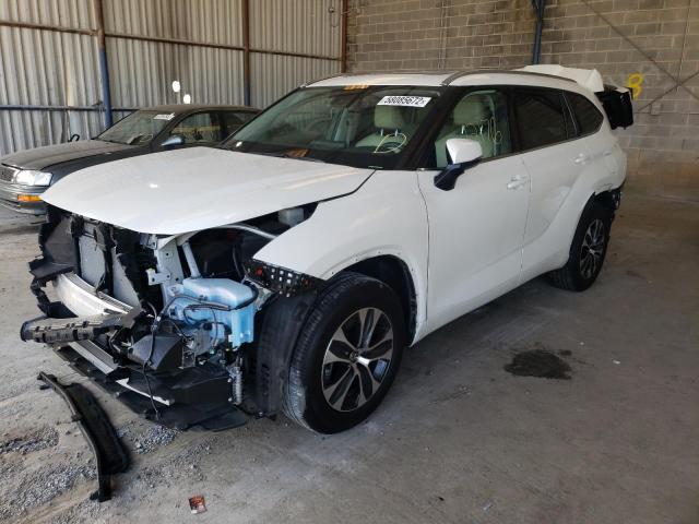 Photo 2 from auction – 2021 TOYOTA HIGHLANDER with VIN 5TDGZRAH9MS527387
