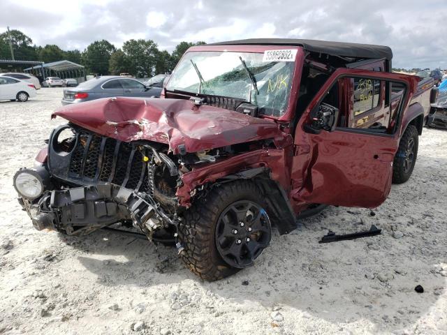 Photo 2 from auction – 2021 JEEP GLADIATOR with VIN 1C6HJTAG5ML541876