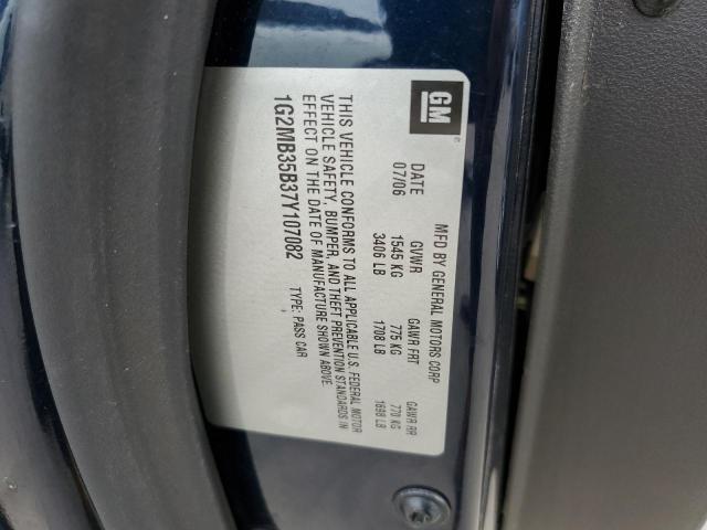 Photo 10 from auction – 2007 PONTIAC SOLSTICE with VIN 1G2MB35B37Y107082