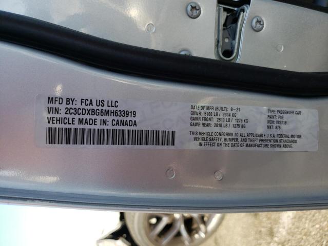 Photo 10 from auction – 2021 DODGE CHARGER SX with VIN 2C3CDXBG6MH633919