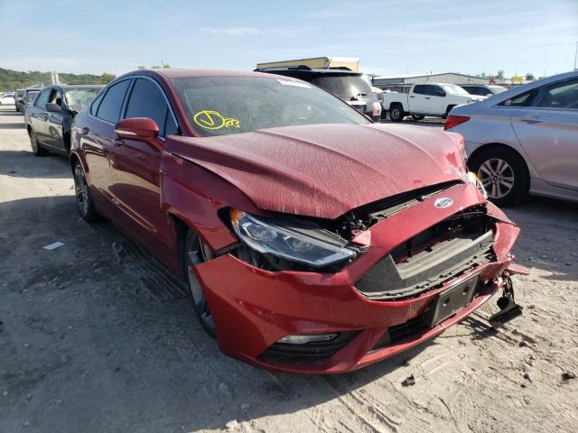 FORD FUSION SPO 2017 with VIN 3FA6P0VP9HR199675 - Photo from auction