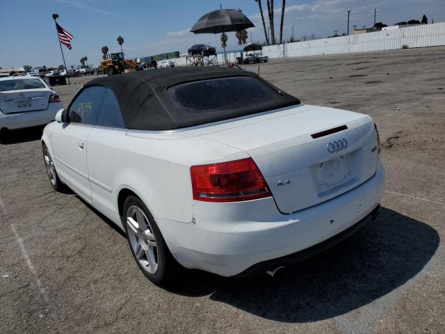 Photo 3 from auction – 2007 AUDI A4 2.0T CA with VIN WAUAF48H67K021838