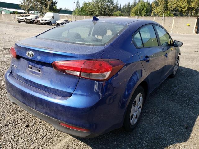 Photo 4 from auction – 2017 KIA FORTE LX with VIN 3KPFL4A75HE121355