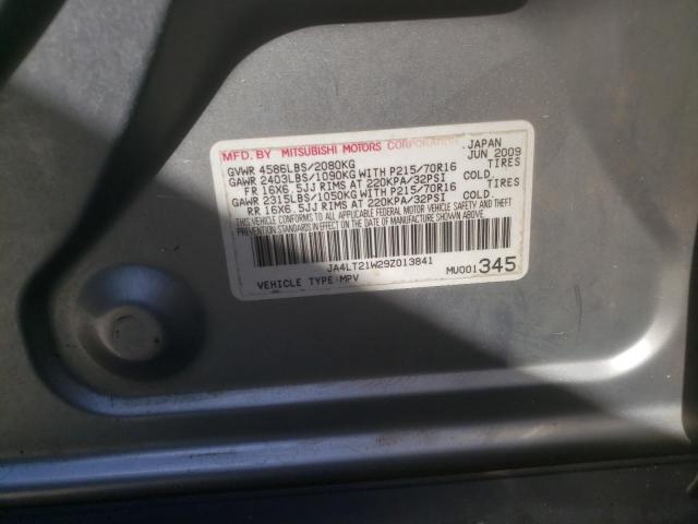 Photo 10 from auction – 2009 MITSUBISHI OUTLANDER with VIN JA4LT21W29Z013841