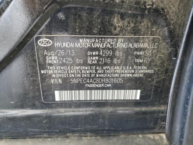 Photo 10 from auction – 2013 HYUNDAI SONATA SE with VIN 5NPEC4AC8DH801605