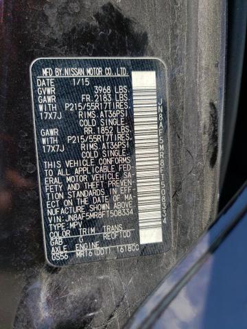 Photo 10 from auction – 2015 NISSAN JUKE S with VIN JN8AF5MR8FT508334