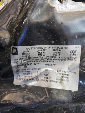 Photo 10 from auction – 2013 CHEVROLET EQUINOX LS with VIN 2GNALBEK0D1127267
