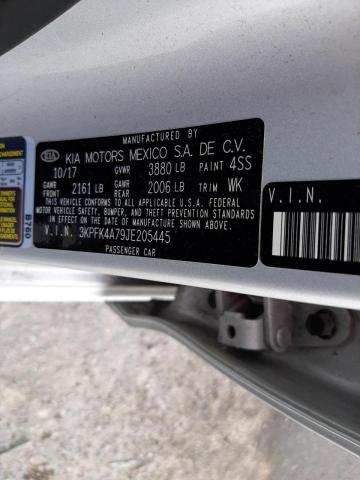 Photo 10 from auction – 2018 KIA FORTE LX with VIN 3KPFK4A79JE205445